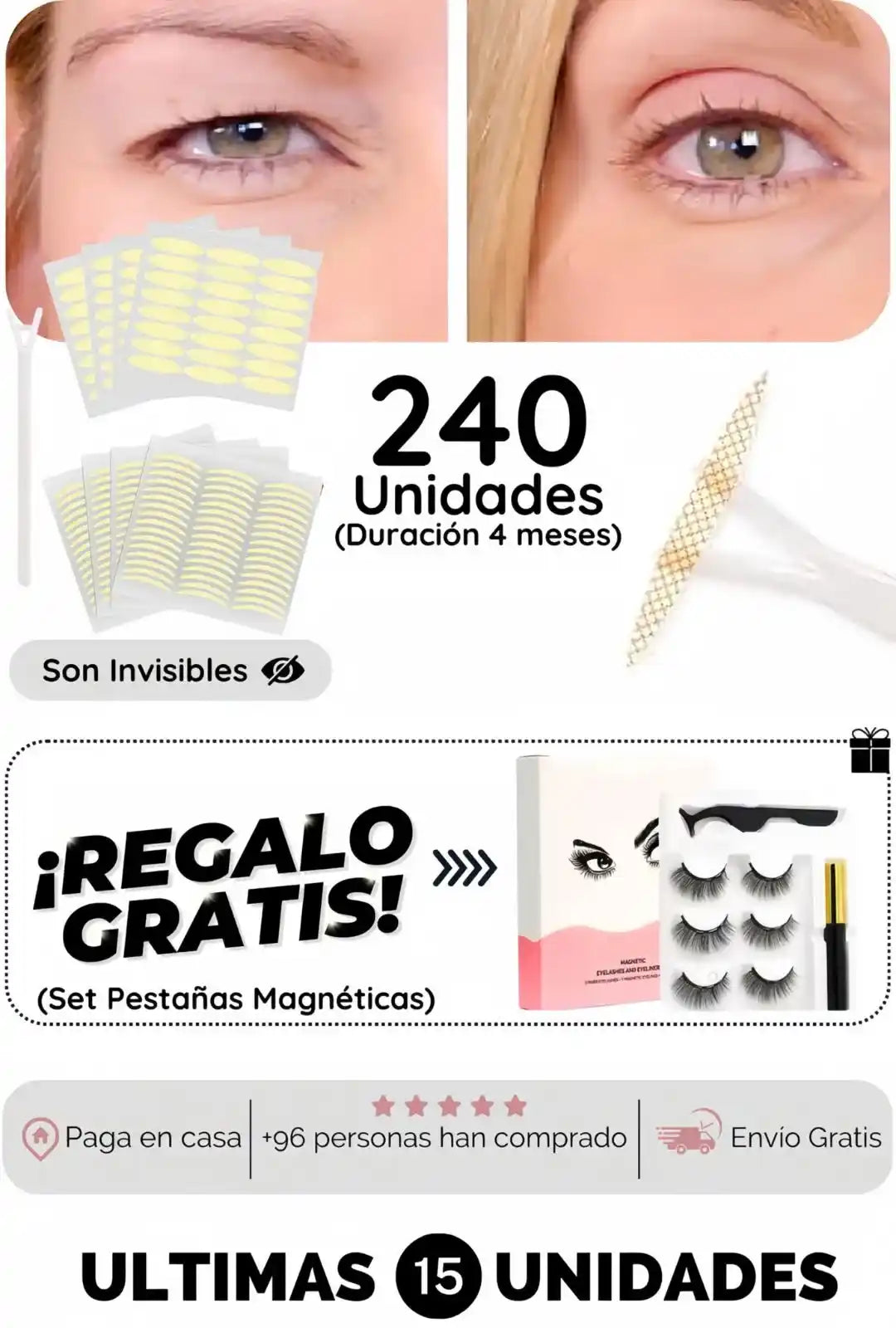 🎁PROMO Levanta Parpados ➕ Pestañas Magnéticas