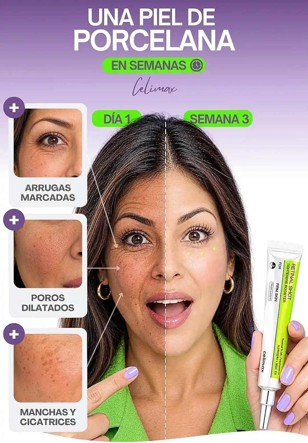 Quítate 7 años de encima con CELIMAX👵