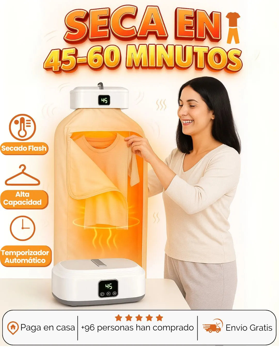 Seca +10 prendas al mismo tiempo